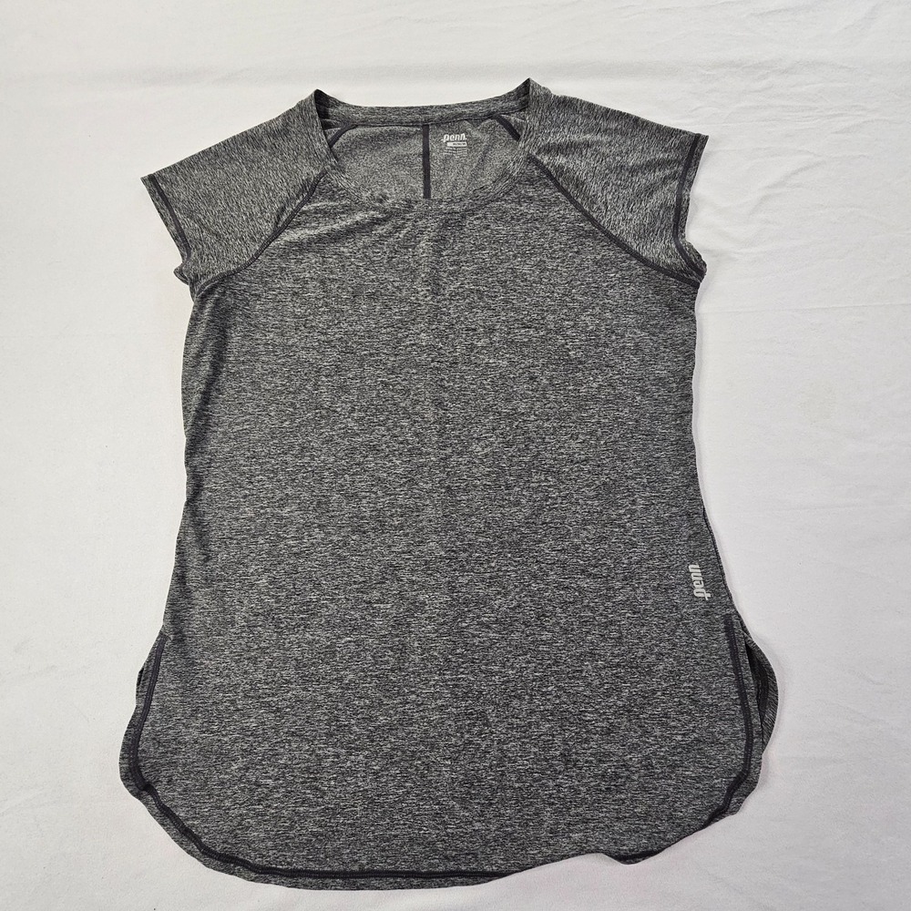 Penn Tennis Gray Short Sleeve Performance T-Shirt Women's M‎